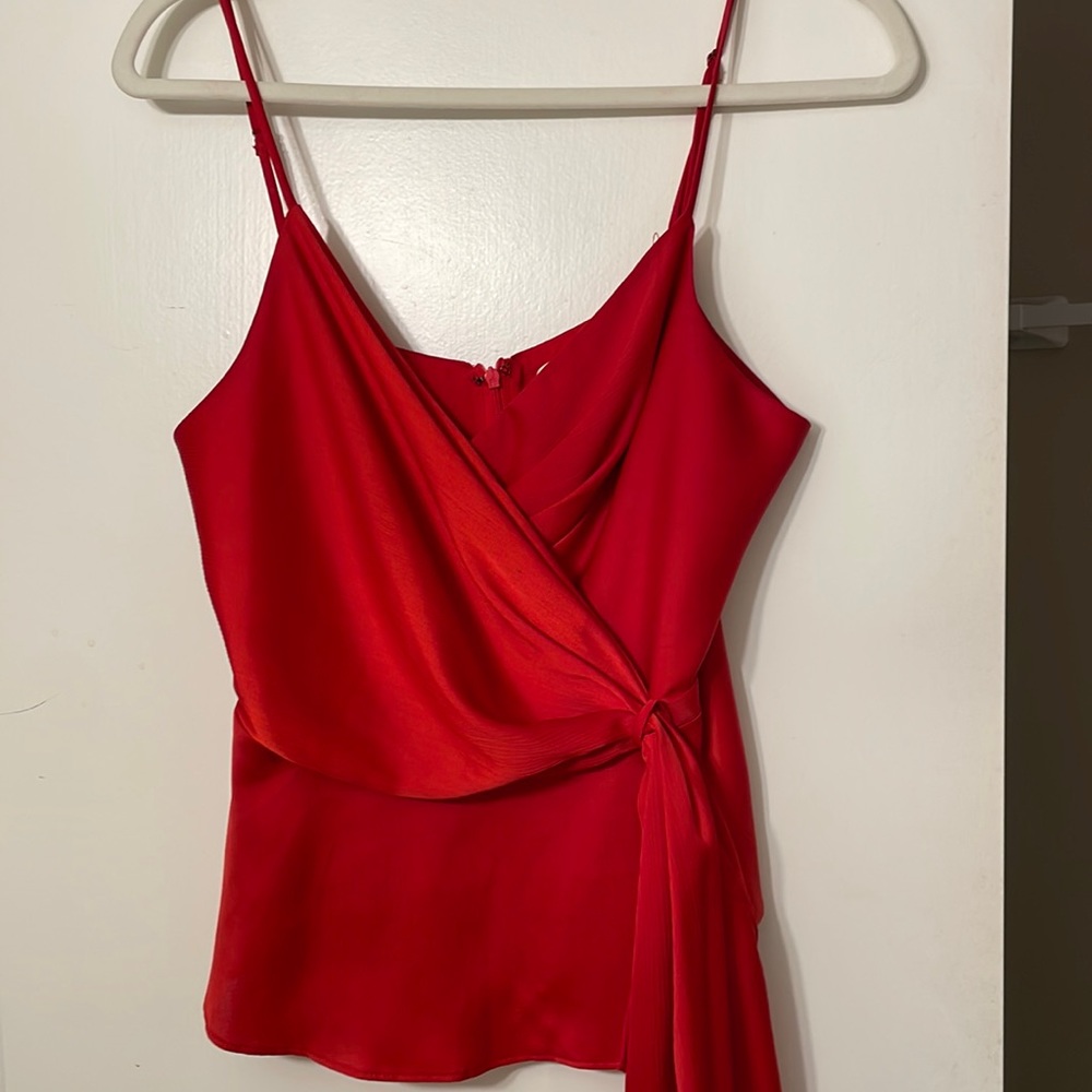 Anthropologie Tina Tie waist satin cami